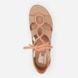 Sorel Women's Cameron Flatform Lace Up Wedge Sandal